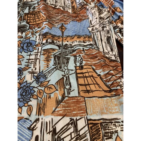 Vintage Montgomery Wards 70'S Old Town Pointed Collar Shirt Size L - Picture 5 of 9